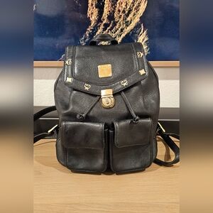 MCM vintage leather backpack